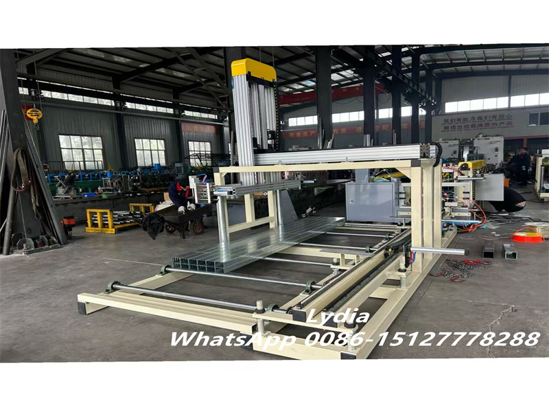 Drywall stud and track machine