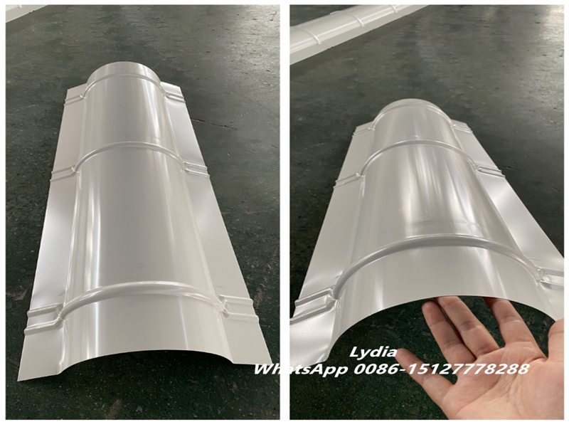 ridge cap roof panel roll forming machine