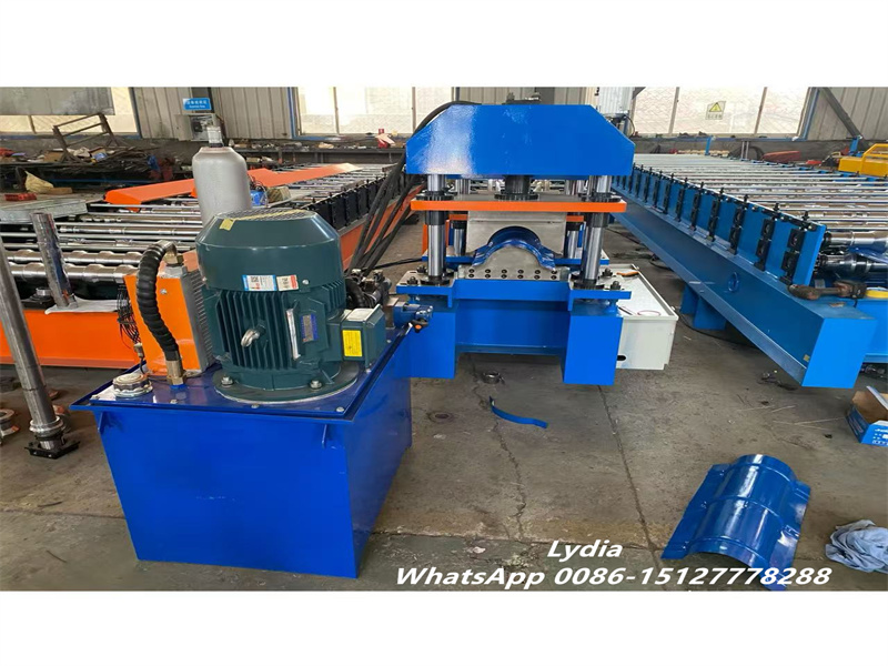ridge cap roof panel roll forming machine
