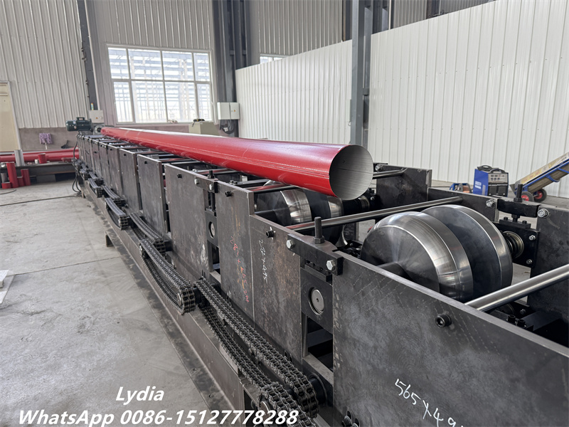 Aluminum gutter guard roll forming machine production line