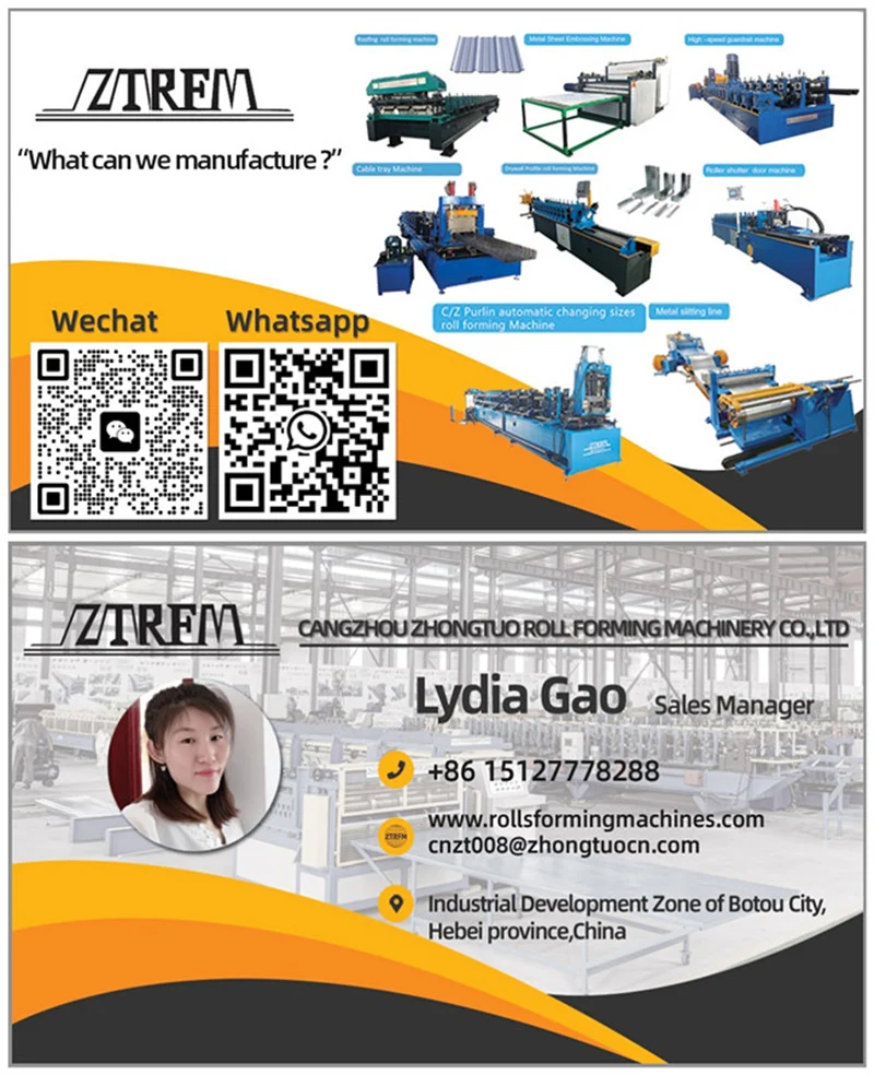 Zhongtuo Nail Strip Standing Seam Roof Panel Roll Forming Machine Meta - 关于我们05women