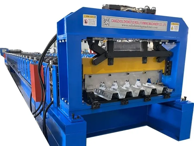 High Strength Material Steel Deck Floor Roll Forming Machine 0.6″ Form - Formlok deck machine07 e1745805179833 imgupzip 1000