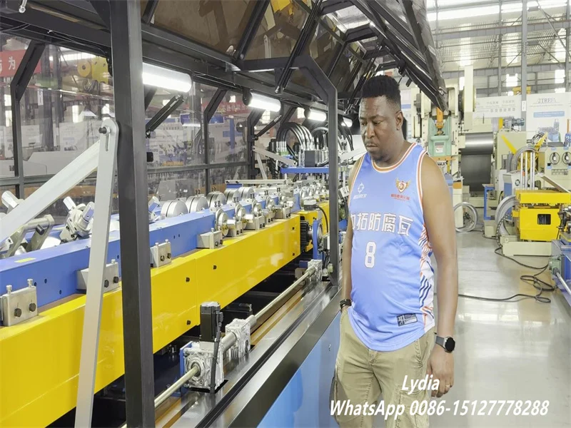 Burkina Faso Customer Successfully Inspects Light Steel Framing Machine and Gives High Praise 5 Light Gauge Steel Framing Machine04 imgupzip 1000