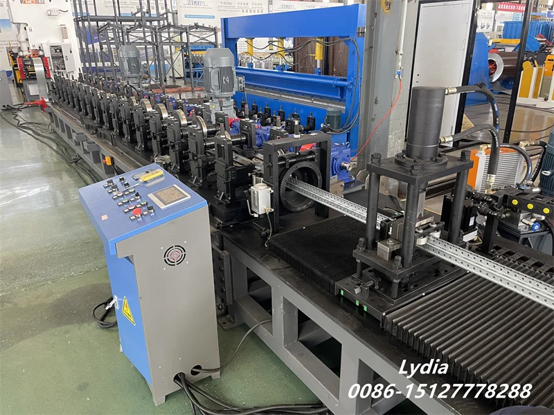 ZTRFM Teardrop 42″D x 240″H Pallet Rack Uprights Roll Forming Machine 7 Teardrop Pallet Rack Upright Machine for Mexican C06 imgupzip 1000