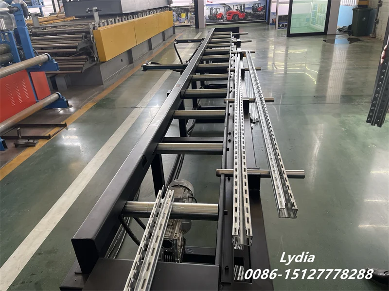 ZTRFM Teardrop 42″D x 240″H Pallet Rack Uprights Roll Forming Machine 9 Teardrop Pallet Rack Upright Machine for Mexican C08 imgupzip 1000