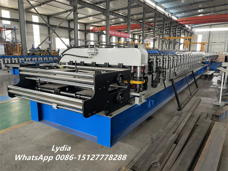 Double Layer Trapezoidal RIB Metal Roof Wall Panel Tile Roll Forming Machine Colored Steel for USA Building Market 5 High Speed roofing sheet forming machine05 imgupzip 1000