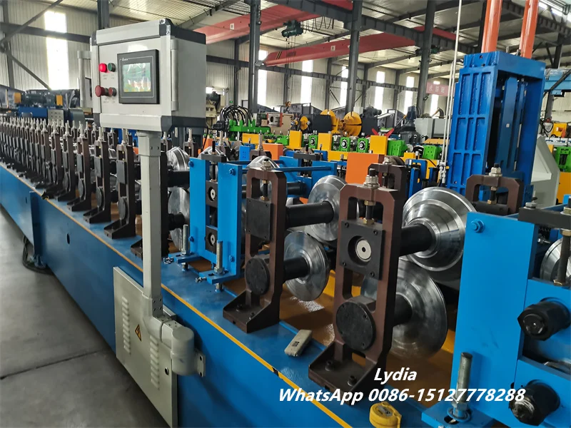 Automatic PPGI PPGL Galvanized Color Steel Metal 255 Roll Top Ridge Cap Roof Tile Roll Forming Machine 7 Ridge Cap Roll Forming Machine03 imgupzip 1000