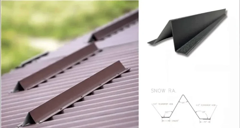 Metal Roof Snow Rail Kit Roll Forming Machine Metal Snow Guards Roll Former 3 Snow Guards roof 1024x547 1 imgupzip 1000