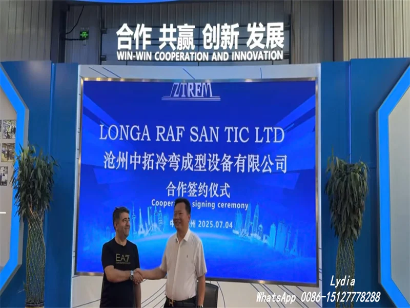 Zhongtuo Welcomes Customers from 3 Countries in a Single Day, Driving Global Sales of Solar Bracket Machine, Storage Rack Machines, and Roofing Sheet Roll Forming Machine to Kick Off a New Chapter of International Cooperation in July 6 Roll Forming Machine01 imgupzip 1000