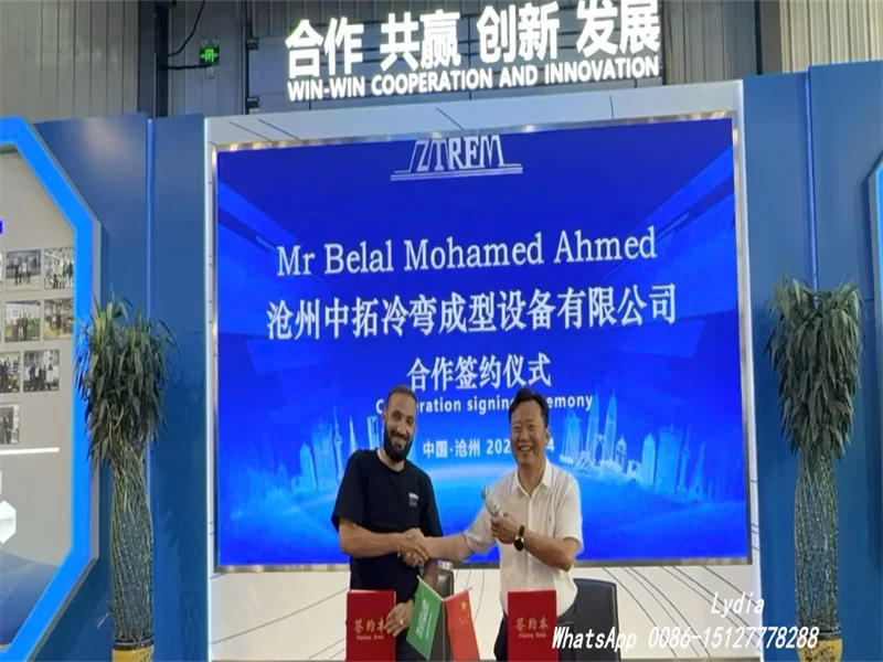 Zhongtuo Welcomes Customers from 3 Countries in a Single Day, Driving Global Sales of Solar Bracket Machine, Storage Rack Machines, and Roofing Sheet Roll Forming Machine to Kick Off a New Chapter of International Cooperation in July 3 Roll Forming Machine02 imgupzip 1000