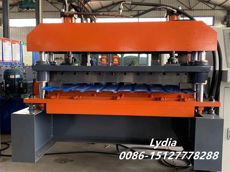 Full Automatic T18 T35 Ibr Roofing Sheet Double Layer Roll Forming Machine For Hungary Or Single Layer Customized Machine 4 T18 T35 Ibr Roofing Sheet 02 imgupzip 1000