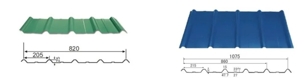 Metal Roofing Sheet Roll Forming Machine Roof Panel & Tile Making Machine Portable Roof Cutting and Forming Equipment for Sale 3 图片3 imgupzip 1000