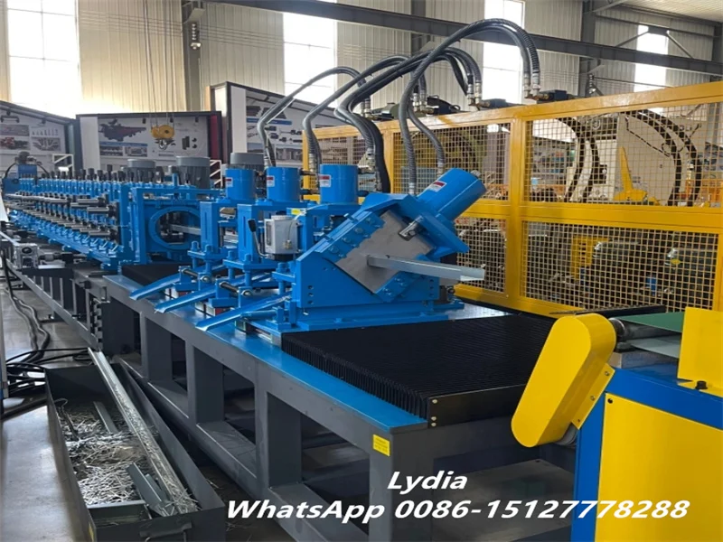 High-Speed 0.45–0.9mm Thickness Hydraulic Punching Encoder Control Drywall Stud and Track Purlin Roll Forming Machine 2 Drywall Stud and Track profile02 imgupzip 1000