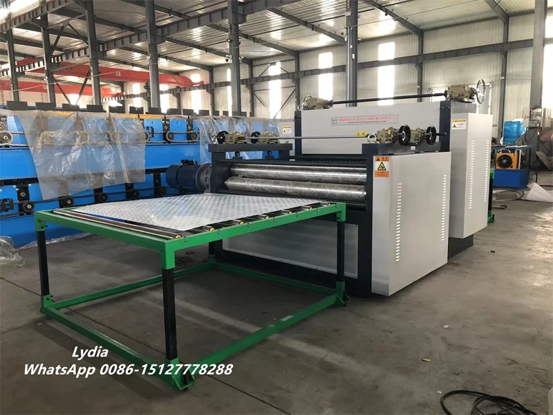 High-Performance Embossing Machine with 42CrMo Alloy Steel Rollers, 15kW Motor, and Custom Pattern Design 3 Algeria Metal Embossing Machine11 imgupzip 1000