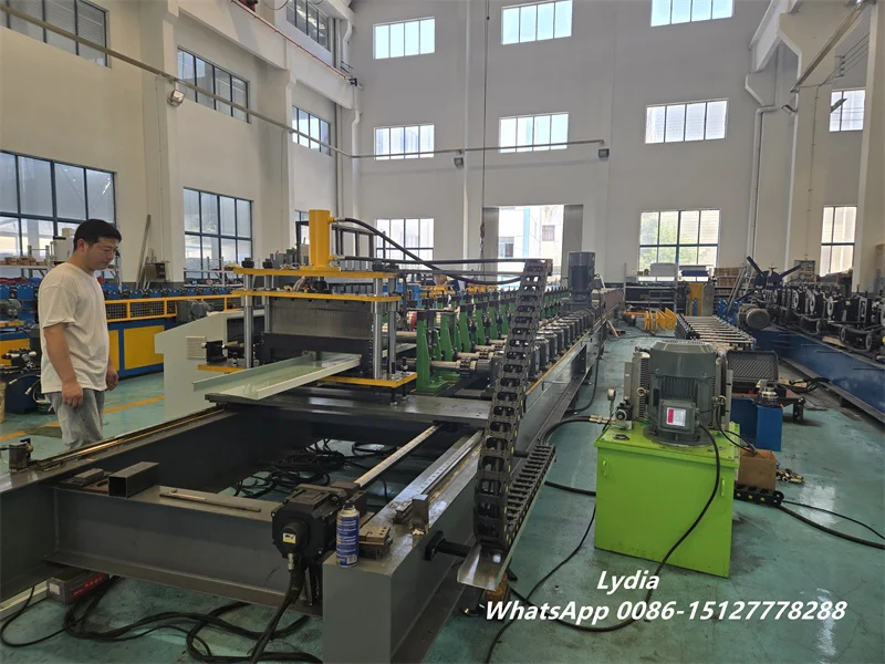 Standing Seam Roof Sheet Roll Forming Machine with Hydraulic Decoiler & Automatic Stacker Metal Roof and Wall Systems 2 Standing seam machine12 imgupzip 1000