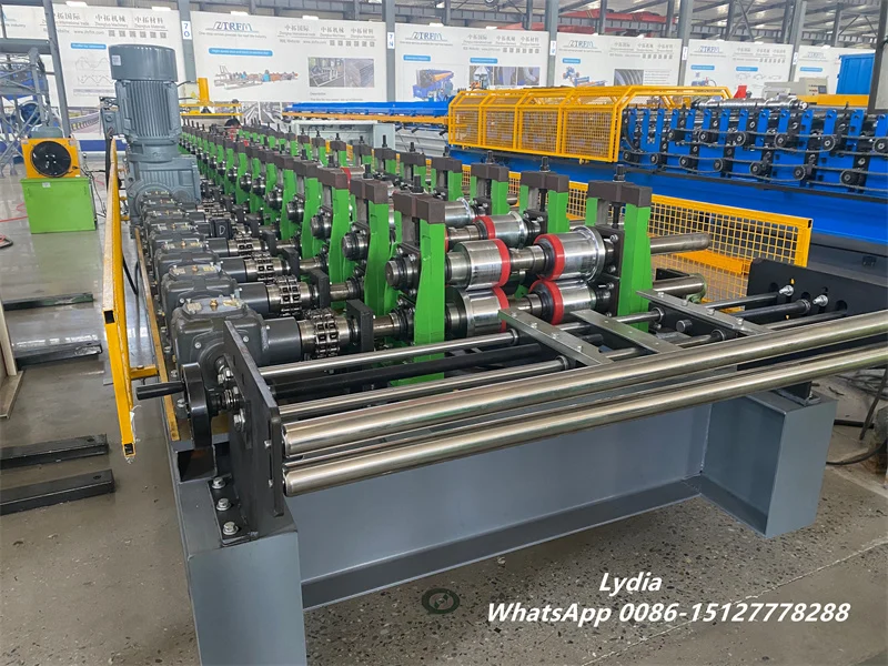 Standing Seam Roof Sheet Roll Forming Machine with Hydraulic Decoiler & Automatic Stacker Metal Roof and Wall Systems 7 Standing seam machine15 imgupzip 1000