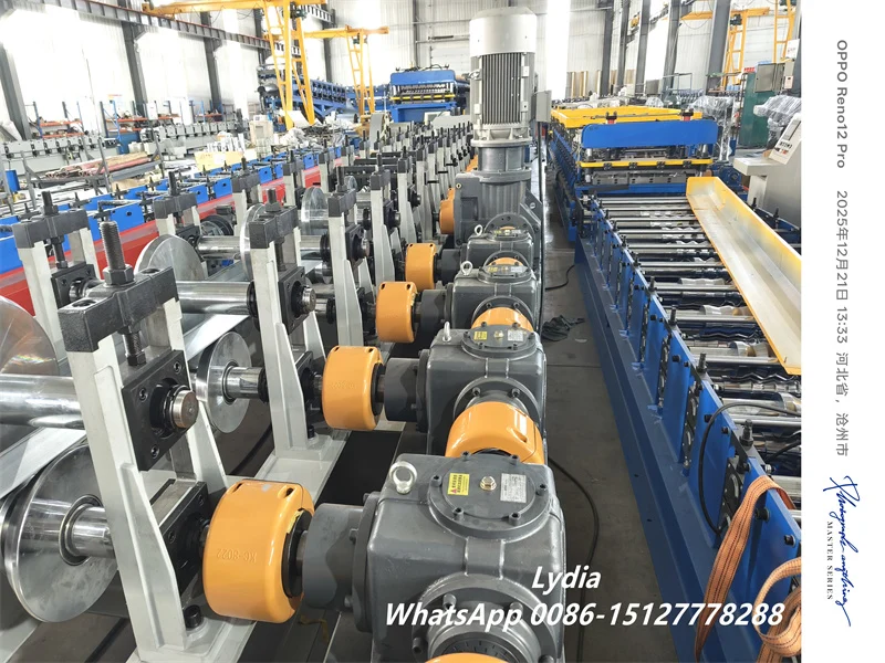 Zhongtuo Automatic Roll Forming Line Container House Frame Making Machine 3 container house frame making machine