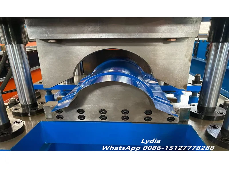 Zhongtuo 0.4 – 0.7 mm Metal Ridge Capping Making Roll Forming Machine 5 ridge cap roof panel roll forming machine