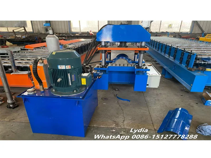 Zhongtuo 0.4 – 0.7 mm Metal Ridge Capping Making Roll Forming Machine 6 ridge cap roof panel roll forming machine