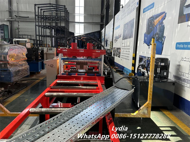 Good News Canadian Customers Praise Automatic Trough Cable Tray Roll Forming Machine 5 High-efficiency cable tray roll forming machine