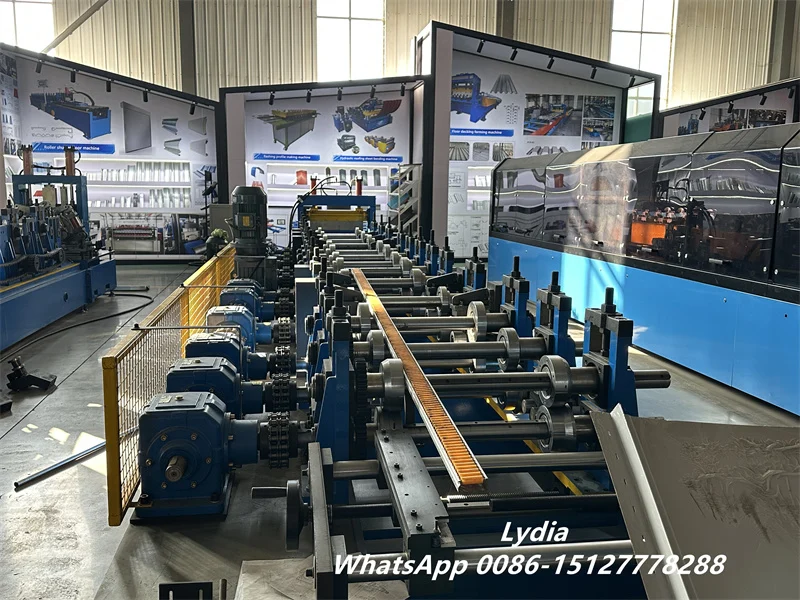 Zhongtuo Cable Ladder Roll Forming Machine Steel Cable Tray Side Rail 5 Precision roller stations forming steel cable ladder side profiles