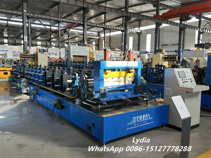 Zhongtuo Cable Ladder Roll Forming Machine Steel Cable Tray Side Rail 2 Cable ladder side rail roll forming machine for steel cable tray production