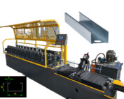 Automatic light steel keel roll forming machine production line