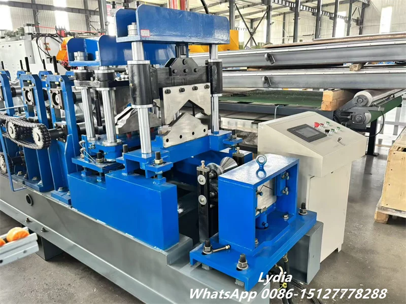 Zhongtuo Metal Roof Ridge Cap Roll Forming Machine Double Layer Roof Ridge Cap Roll Forming Machine 3 roofing ridge cap forming machine
