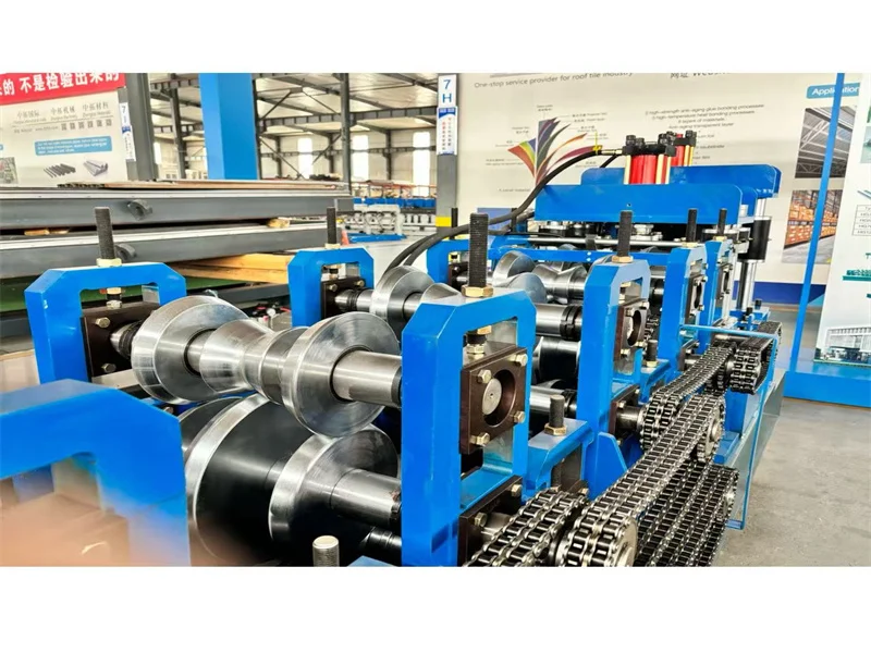 Zhongtuo Metal Roof Ridge Cap Roll Forming Machine Double Layer Roof Ridge Cap Roll Forming Machine 6 ridge capping roll forming machine