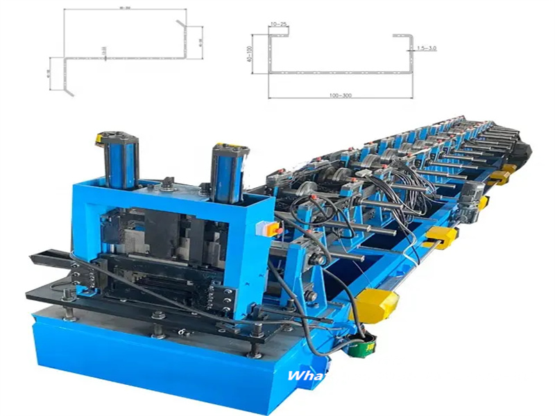 automatic c and z purlin roll forming machine