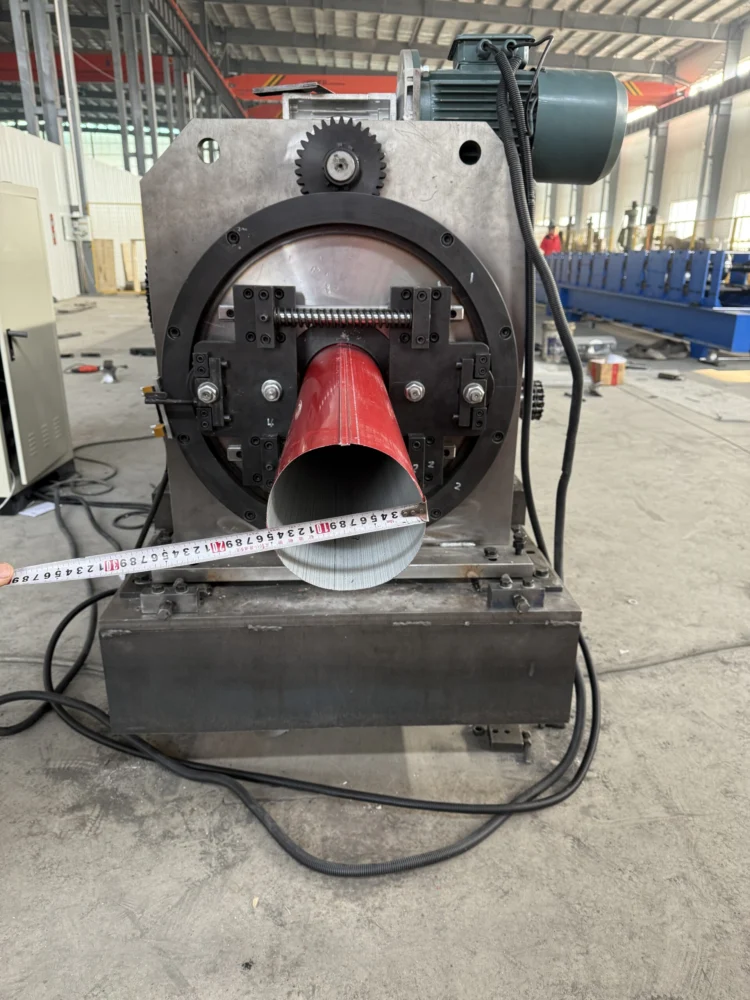 Zhongtuo Round Downspout Roll Forming Machine Gutter Guard Machine 5 Round downspout drainage system for residential and commercial buildings
