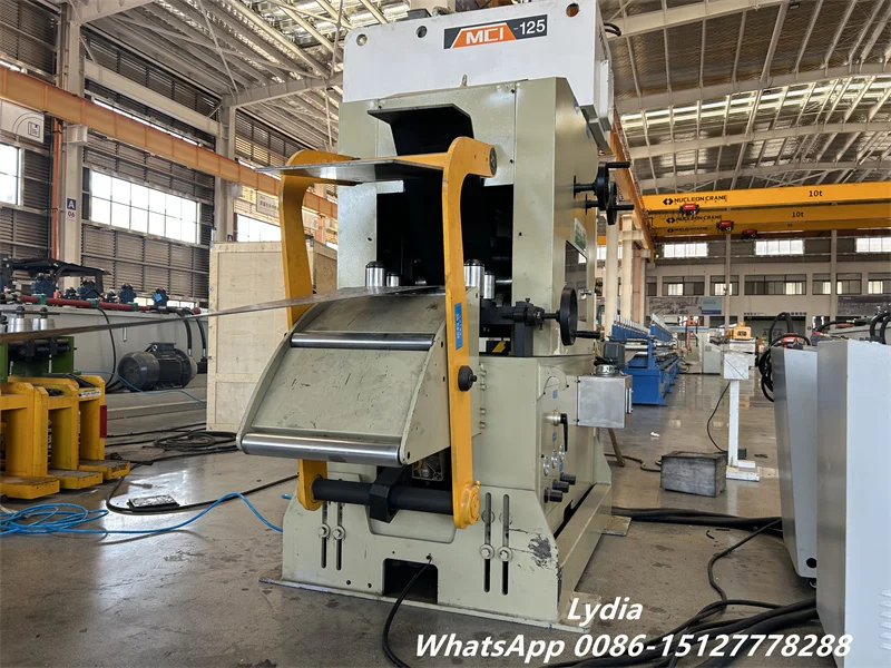 Zhongtuo Full Automatic Upright Pillar Roll Forming Machine for Storage Racks 5 supermarket shelves upright manufacturing machine