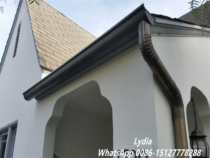 Zhongtuo Round Downspout Roll Forming Machine Gutter Guard Machine 7 Round downspout drainage system for residential and commercial buildings