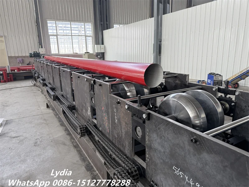 Zhongtuo Round Downspout Roll Forming Machine Gutter Guard Machine 6 Aluminum gutter guard roll forming machine production line