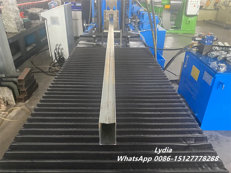 Zhongtuo Laser Welding Galvanized Square Tube Making Machine Adjustable Steel Pipe Tube Mill Line Manufacturer 7 steel pipe flying saw cutting system tube production line