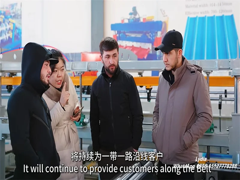 Good News-Kazakhstan Clients Visit Zhongtuo to Check Rain Gutter and Glazed Tile Roll Forming Machines 2 news Roll Former03 imgupzip 1000