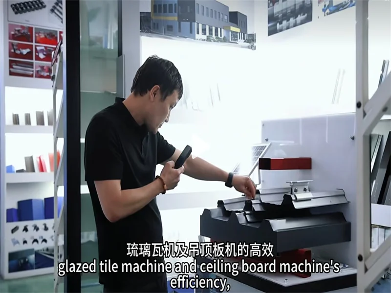 Good News - Uzbekistan Clients Highly Praise Zhongtuo Glazed Tile Roll Forming Machine and Ceiling Board Forming Machine 6 Ceiling Board Forming Machine,