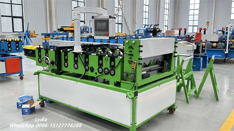 Zhongtuo United States SS150 1.5" Mechanical Seam Roll Forming Machine Standing Seam Roof Panel Machine 3 SS150 1.5 inch mechanical seam standing seam roof panel roll forming machine for U.S.