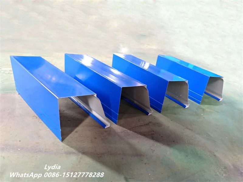 galvanized steel gutter roll forming machine for drainage systems