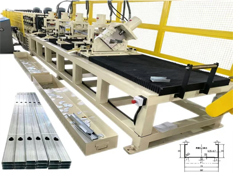 Automatic light gauge steel framing machine for prefabricated building production
