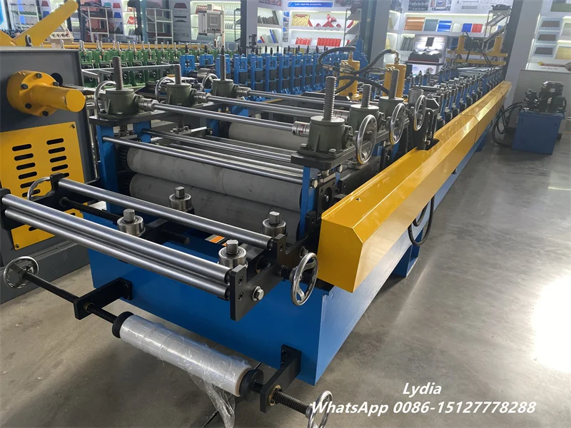 Automatic metal cassette facade roll forming production line for Dri-Design wall cladding panels