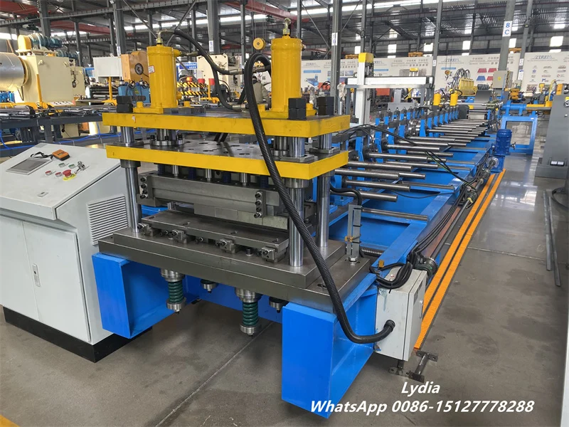 Automatic metal cassette facade roll forming production line for Dri-Design wall cladding panels