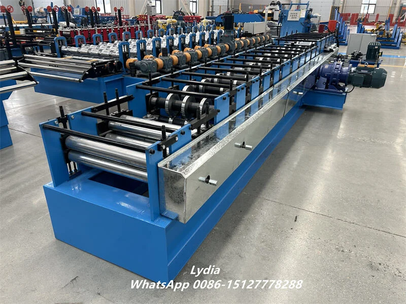 High-Speed C Purlin Roll Forming Machine with Hydraulic Punching and Automatic Cutting System 3 Steel coil feeding system for C purlin forming machine