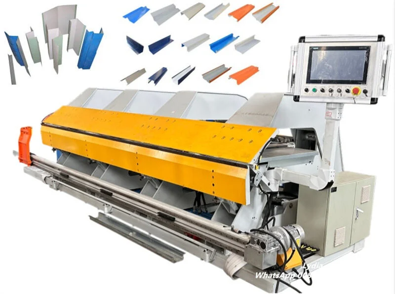 ZTRFM Profile Trimdek Sheet Roll Forming Machine Roof Sheet Panel Roll Former 260 Hydraulic Sheet Bending Machine