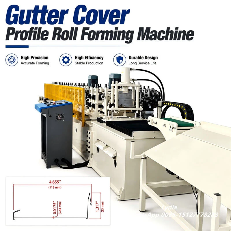 Classic Home 16 Gutter Protection Machine with Punching and Cutting