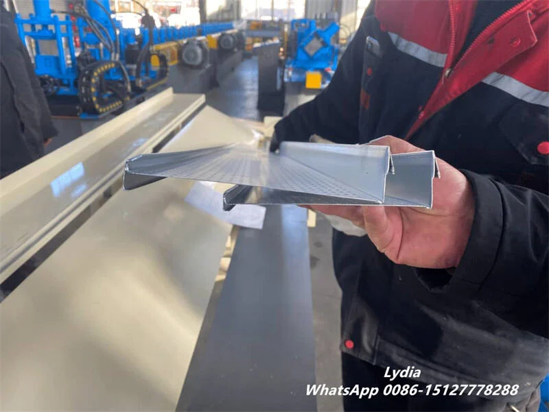 Zhongtuo Gutter Guard Roll Forming Machine Automatic Gutter Protection Machine 7 Gutter Protection Machine with Punching and Cutting