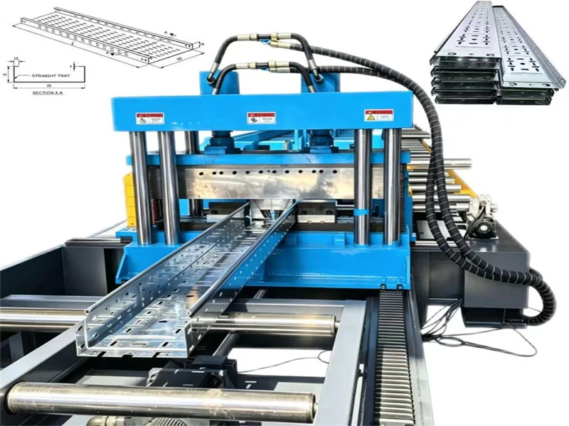 Zhongtuo Cable Tray Roll Forming Machine Steel Cable Tray Production L - Cable Tray Roll Forming Mac Cable Tray Roll Forming Machine for Steel Cable Tray Production