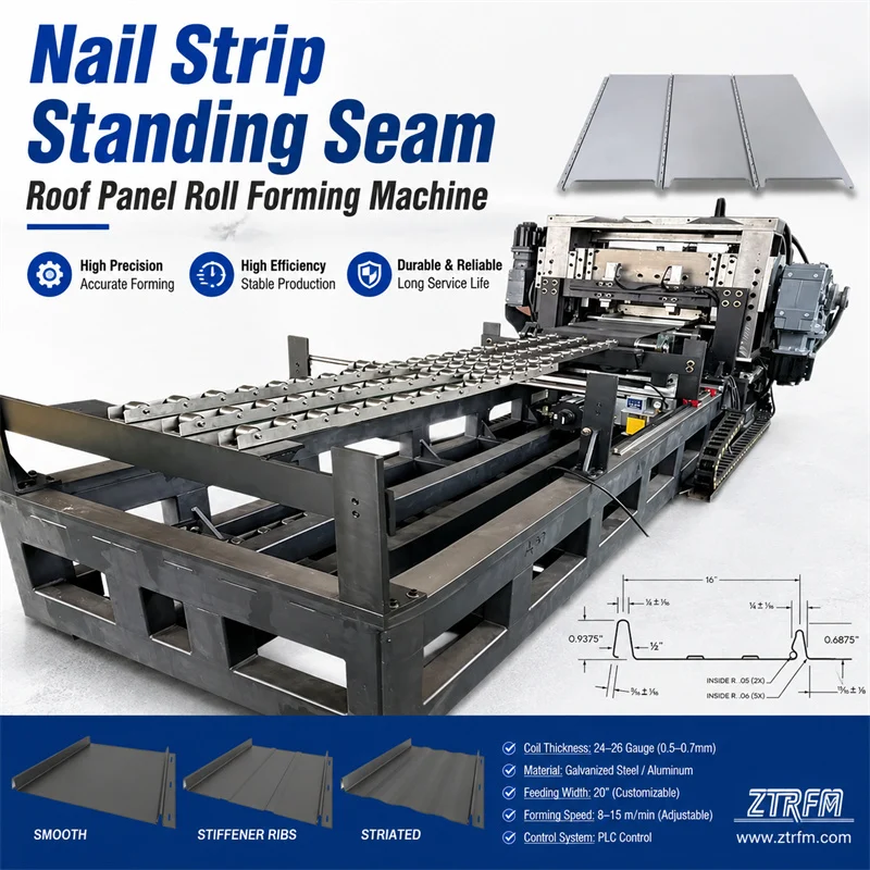 Zhongtuo Nail Strip Standing Seam Roof Panel Roll Forming Machine Meta - Standing seam01 1787214567 Zhongtuo Nail Strip Standing Seam Roof Panel Roll Forming Machine Meta - standing seam01 1787214567 1qQR